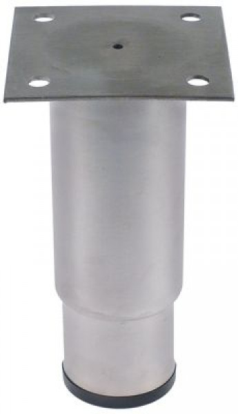 Ножка приборная труба ø  64мм CNS расст-ние меж. отвер-ми 70x70мм В 140-240мм