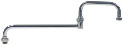 Кран U для воды труба ø  16мм Д 460мм с шарниром высота слива 109мм