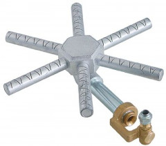 Горелка звездообразная Д 330мм Ш 298мм В 82мм число горелок 6 для жаровни крепов 3кВт