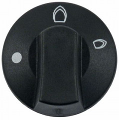 Рукоятка регулировочная ø 66мм ø ось 8x6,5мм чёрн. В 34мм газовый кран без запального факела