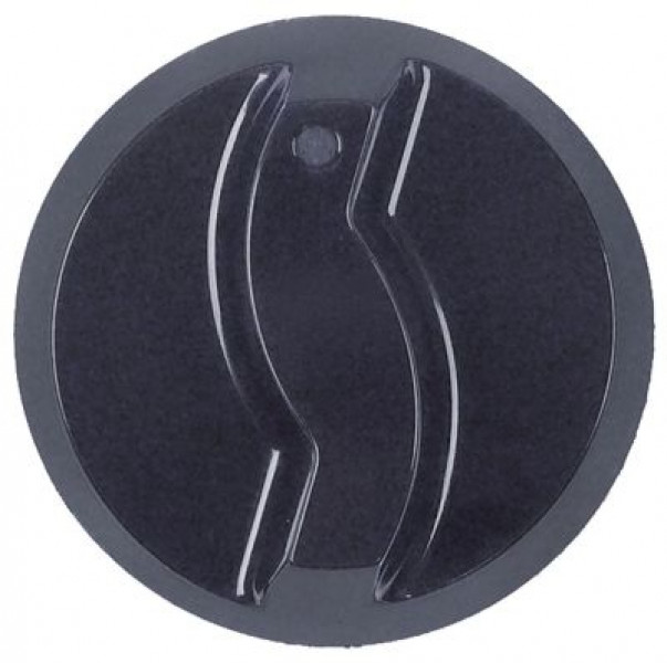 Рукоятка регулировочная ø 77мм ø ось 8x6,5мм срез сверху тёмно-фиолетовый