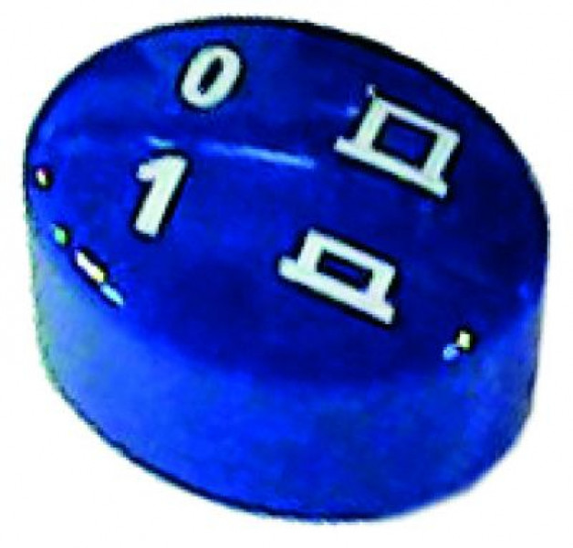 Клавиша 0-1 голуб.