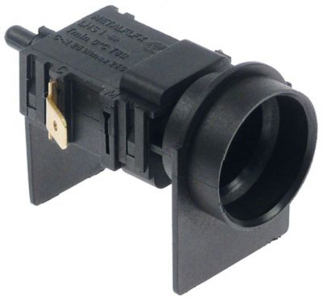 Патрон для лампы цоколь E14 250В Д 65мм присоединение плоский штекер 6,3 мм пластмасса