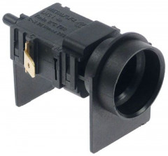 Патрон для лампы цоколь E14 250В Д 65мм присоединение плоский штекер 6,3 мм пластмасса