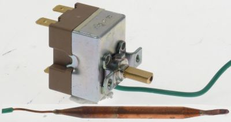 Термостат темп. макс. 90°C 1CO 16А ø датчик 65мм Д датчик 90мм капиллярная трубка  990мм