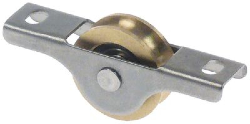 Ролик направляющий В 22мм Д 52мм Ш 12мм  - монтаж. поз-ция дверь ø ролики 18мм