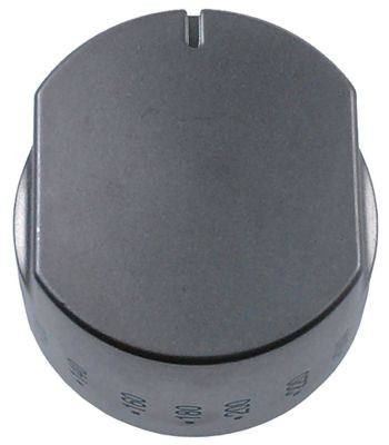 Рукоятка регулировочная термостат темп. макс. 300°C ø 41мм ø ось 6x4,6мм срез снизу