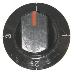 Рукоятка регулировочная переключатель 4х-шагов. ø 64мм ø ось 6x4,6мм срез снизу подходит для MALAG
