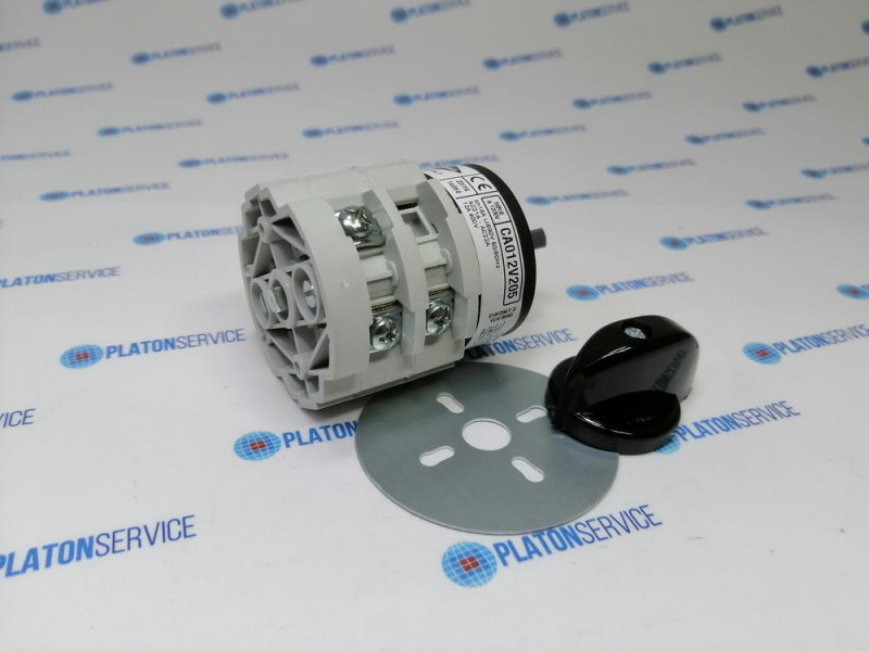 Выключатель поворотный 12А ø ось 5x5мм длина оси 18мм присоединение винтовое соединение