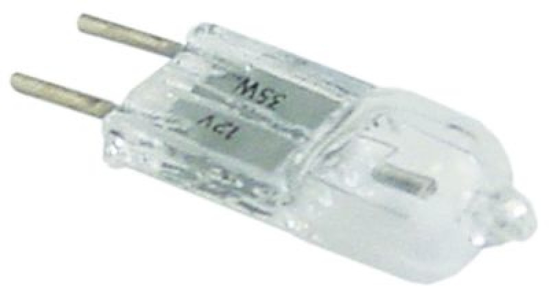 Лампа галогеновая цоколь G6,35 12В 50Вт Д 44мм терм.стой-сть 300°C ø 10мм светл.  -