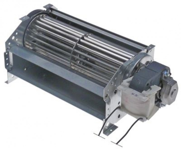 Вентилятор с поперечным потоком мотор справа ø валка 60мм Д валка 180мм