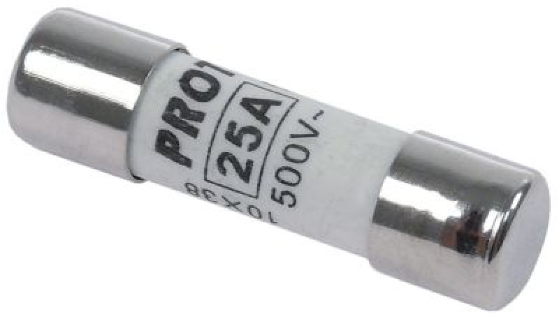 Предохранители слаботочные 25А безынерцион. номинальное напряжение 500В кол-во в уп-вке 10штук
