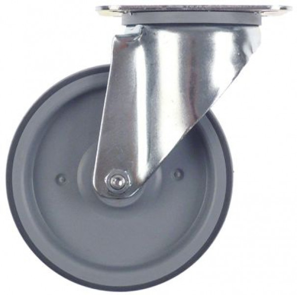 Ролик направляющий пластинчатое крепление расст-ние меж. отвер-ми 77x66мм В 155мм ø 125мм