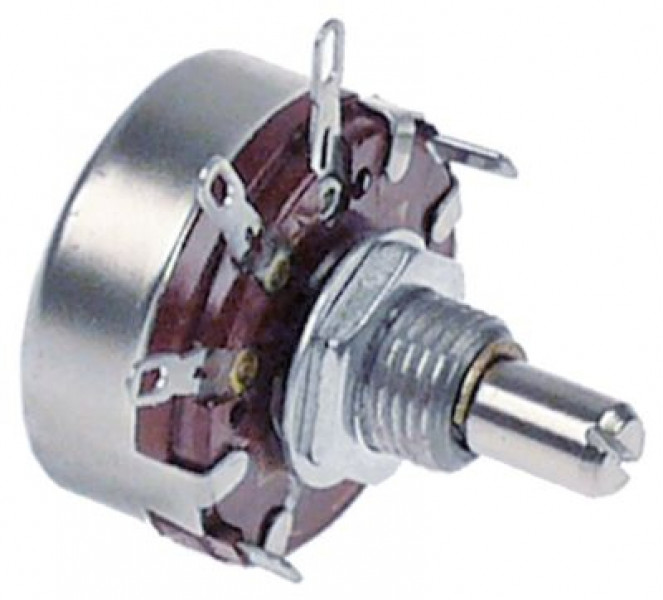 Потенциометр резьба M10x0,75 ø ось 6мм длина оси 51мм угол поворота 280° 10kOhm