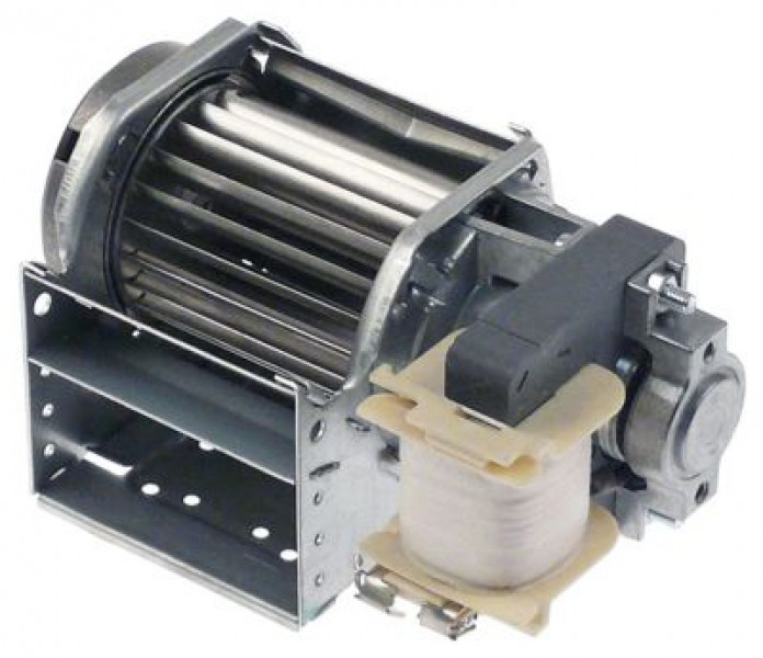 Вентилятор с поперечным потоком 15Вт мотор справа ø валка 45мм Д валка 60мм 0 до +60°C