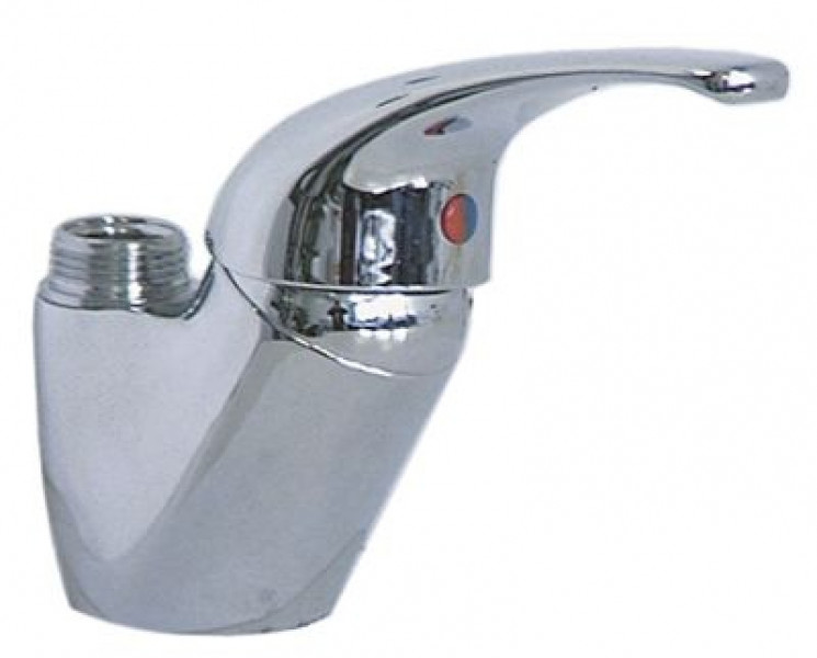 Кран-смеситель моноблочный присоединение 3/8" без слива керамический картридж тип B