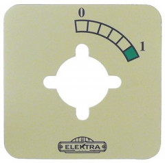 Панелька 0-1 жёлт. ELEKTRA