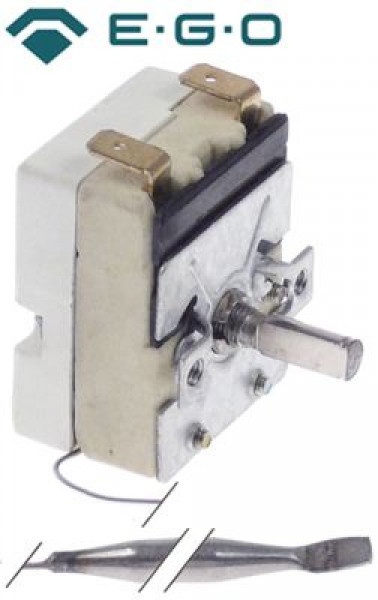 Термостат темп. макс. 250°C 1-полярн. 1NO 16А ø датчик 6мм Д датчик 62мм