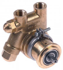 Насос хомутовое соединение присоединение 3/8" NPT латунь Д 82мм с фильтром ø ось 4,8x11мм 100л/ч