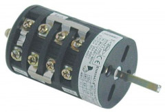 Выключатель поворотный 25А ø ось 5x5мм длина оси 30мм присоединение винтовое соединение