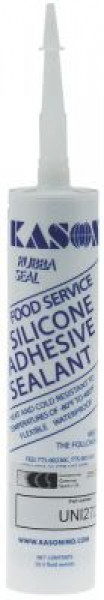 Силикон чёрн. темп. макс. 260°C NSF допуск NSF от -62 до +204°C KASON Rubba Seal 304мл картридж