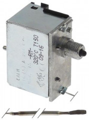 Термостат защитный темп. выкл. 320°C 1-полярн. 16А ø датчик 3мм Д датчик 160мм