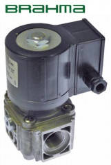 Клапан электромагнитный DN 30мм присоединение 1&quot; Д 111мм 230 В перем. тока BRAHMA