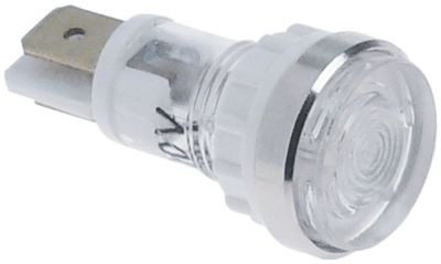 Лампочка сигнальная ø 12мм 400В светл. присоединение плоский штекер 6,3 мм