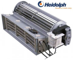 Вентилятор с поперечным потоком 17Вт 230В мотор справа ø валка 60мм Д валка 180мм