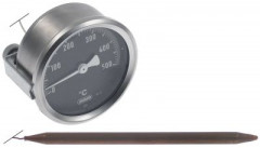 Термометр капиллярная трубка 450мм ø датчик 8мм ø монтажный 60мм темп. макс. 500°C Д датчик 145мм