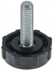 Ножка приборная резьба M8 ø 30мм В 38мм Д резьбы 28мм кол-во в уп-вке 1штук