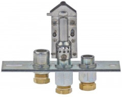 Горелка конфорочная 3х-пламен. код 27.2 природный газ подключение к газу 6мм POLIDORO