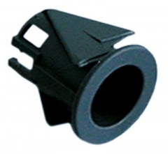 Корпус детали чёрн. ø монтажный 16мм плоск.