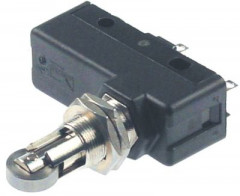 Микровключатель приводится в действие при помощи ролика 230В 16А