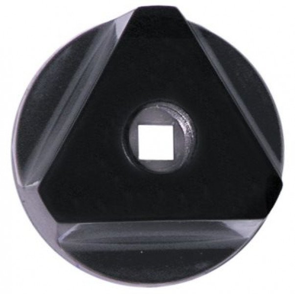 Рукоятка регулировочная вода ø 50мм ø ось 7x7мм срез - чёрн. диапазон рабочих температур -°C