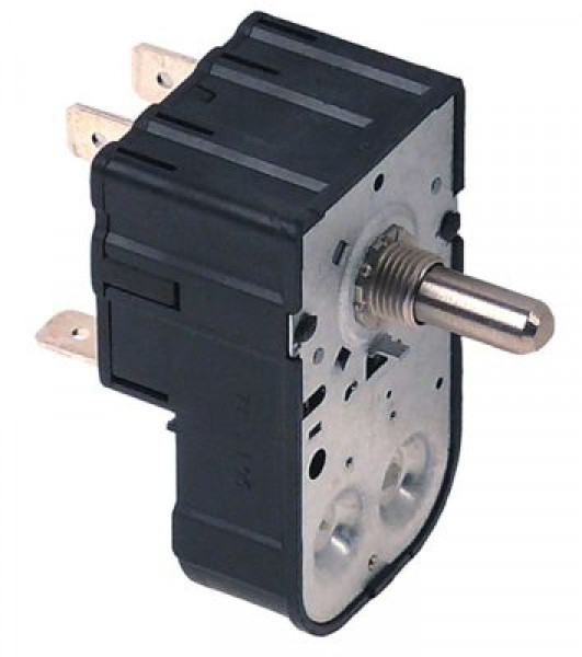 Таймер MI7 2-полярн. время работы 120 мин 2NO постоянное положение нет ось 6x4,6мм