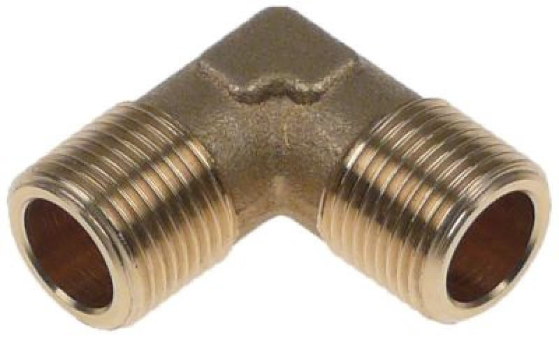 Угольник латунь Д 34мм Р1: 3/8" Р2: 3/8" кол-во в уп-вке 1штук