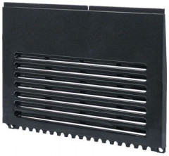 Деталь боковая пластмасса чёрн. В 190мм Ш 316мм монтаж. поз-ция слева/справа для витрины