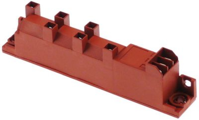 Приборы для зажигания выходы 6 230 В перем. тока размеры 135x23x34мм шаг крепления 123мм