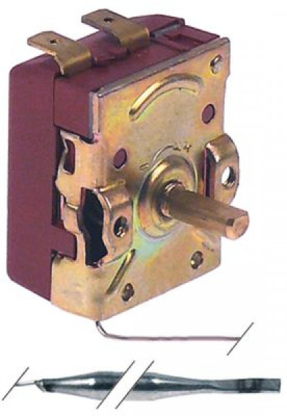 Термостат темп. макс. 95°C 1-полярн. 1NO 16А ø датчик 6мм Д датчик 105мм