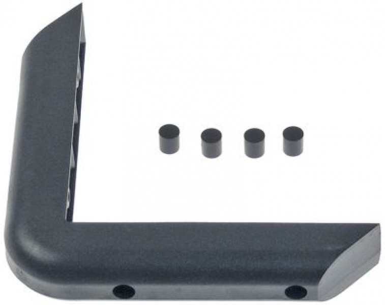 Уголок противоударный пластмасса расст-ние меж. отвер-ми 27мм чёрн. В 30мм Ш 305мм