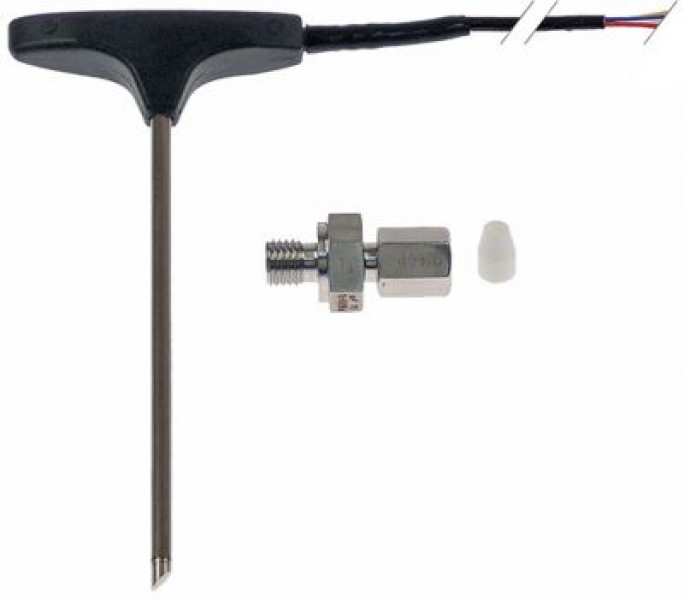 Датчик температурный погружной для измерения температуры в толще продукта датчик ø5x100 мм длина кабеля 19м