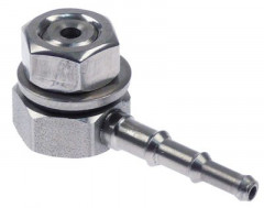 Водоприемник M12 нержавеющая сталь ø шланга 4/5/6мм