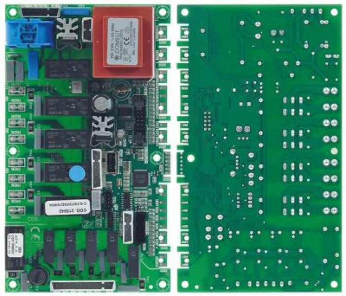 Плата печатная основная Д 185мм Ш 105мм