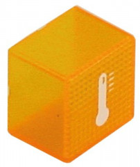 Колпачок для сигнальной лампы оранжев. термометр