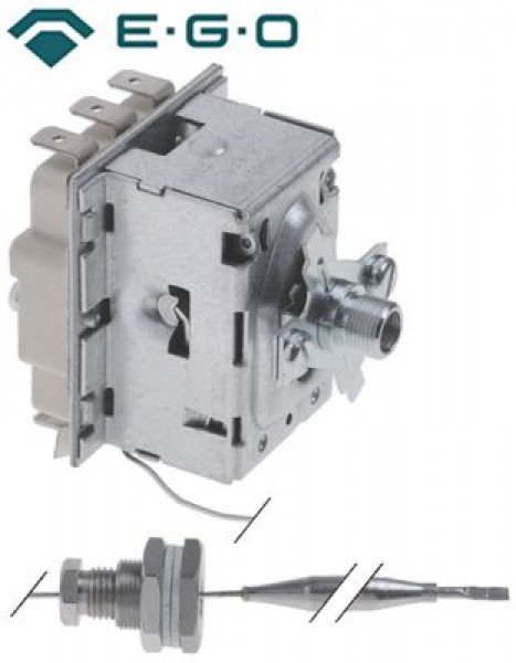 Термостат защитный темп. выкл. 230°C 3-полярн. 1NC ø датчик 6мм Д датчик 75мм