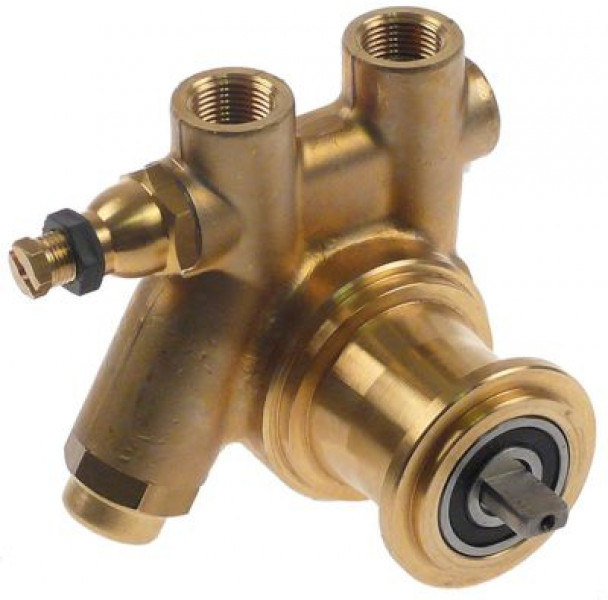 Головка насоса хомутовое соединение присоединение 3/8" GAS латунь Д 82мм