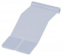 Пластинка ø 65мм В 94мм Ш 38мм углов. для шторки