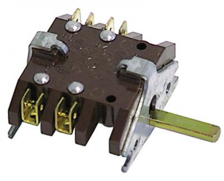Выключатель кулачковый 16А последовательность включения 0-1 ø ось 6x4,6мм