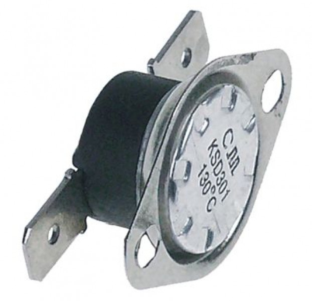 Термостат прикладной темп. выкл. 130°C 1NC 10А расст-ние меж. отвер-ми 235мм 250В